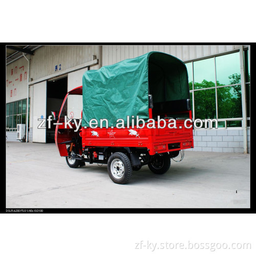 hot selling 175CC/200CC250CC passenger/cargo three wheel motorcycle with sunshade